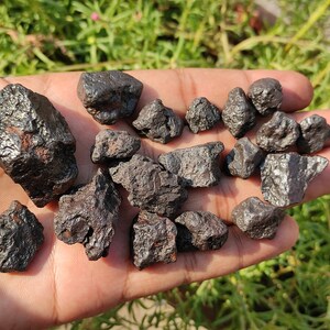 Campo Del Cielo Meteorite Iron nickel meteorite nuggets Stone from space mystic meteorite ore metaphysical crystal shooting stars image 3