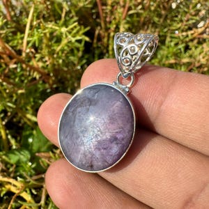 RUBY - Star ruby Pendant - natural star ruby crystal - flashy star ruby - star ruby - corundum crystal family