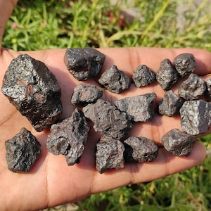 Campo Del Cielo Meteorite Iron nickel meteorite nuggets Stone from space mystic meteorite ore metaphysical crystal shooting stars image 1