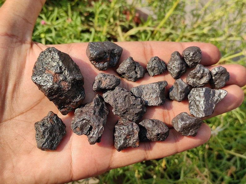 Campo Del Cielo Meteorite Iron nickel meteorite nuggets Stone from space mystic meteorite ore metaphysical crystal shooting stars image 1