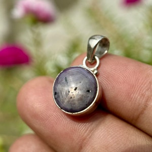 RUBY - Star ruby Pendant - natural star ruby crystal - flashy star ruby - star ruby - corundum crystal family