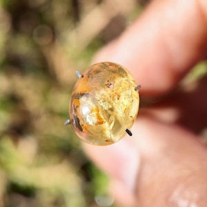Imperial Topaz Cabochon - Natural Imperial Topaz Crystal - Golden Topaz - topaz crystal - healing crystal - imperial topaz pendant - ring