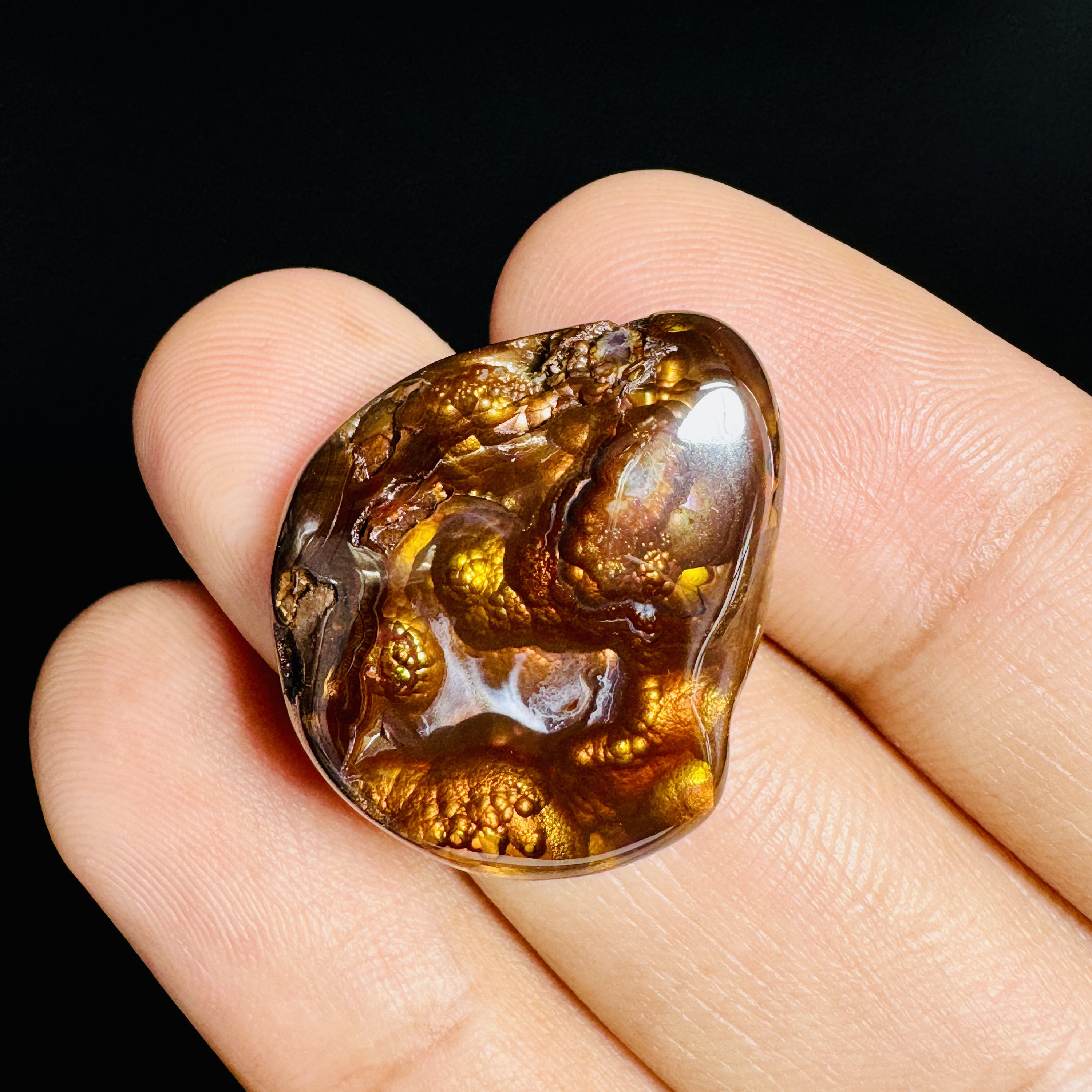 FIRE AGATE - Mexican Fire Agate Copper Fire Rare Fire Agate Loose