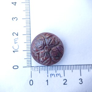 RUBINO - Cabochon di rubino - cristallo di rubino naturale - fornitura per la creazione di gioielli - rubino stellato - famiglia di cristalli di corindone - raro rubino modellato immagine 3