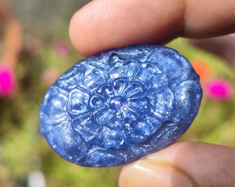 TANZANITE Cabochon - Sparkle effect Tanzanite Crystal - Tanzania - healing crystals - tanzanite ring - tanzanite pendant - Gemstone