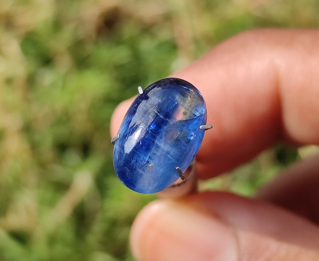 KYANITE Crystal Cabochon Blue Kyanite Cabochon Kyanite Loose Cabochon