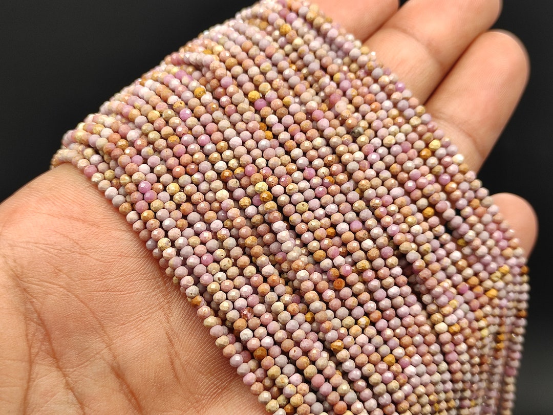 SUGILITE Beads Sugilite Crystal Cut Beads Sugilite Faceted Sugilite Rondelle Beads Sugilite