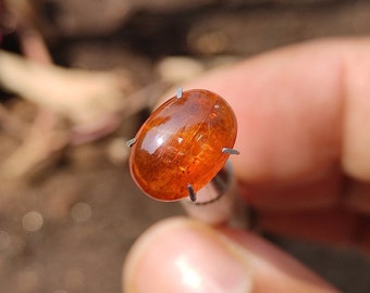 Orange KYANITE Crystal - Rare Orange Kyanite Cabochon Crystal - Kyanite loose cabochon - healing crystals - kyanite pendant, Orange kyanite