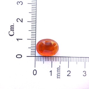 Orange KYANITkristall - Sällsynt orange kyanitfasetterad kristall - Kyanit lös cabochon - helande kristaller - kyanithänge - Orange kyanit bild 4