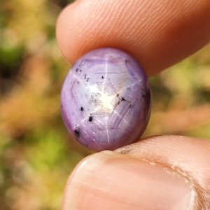 RUBY - Star ruby cabochon - natural star ruby crystal - jewellery making supply - star ruby - corundum crystal family