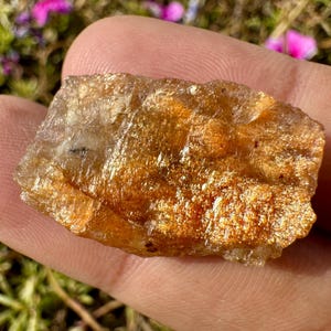 SUNSTONE Raw Crystal - Sparkling shiller sunstone - karur kangayam - healing crystal - wire wrapping - sunstone rough - home decor - charms image 1