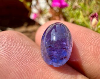 TANZANITE Cabochon - Tanzanite Crystal - Tanzania - healing crystals - tanzanite ring - tanzanite pendant - Gemstone