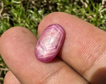 RUBY - Ruby cabochon - natural ruby crystal - jewellery making supply - star ruby - corundum crystal family - rare patterned ruby