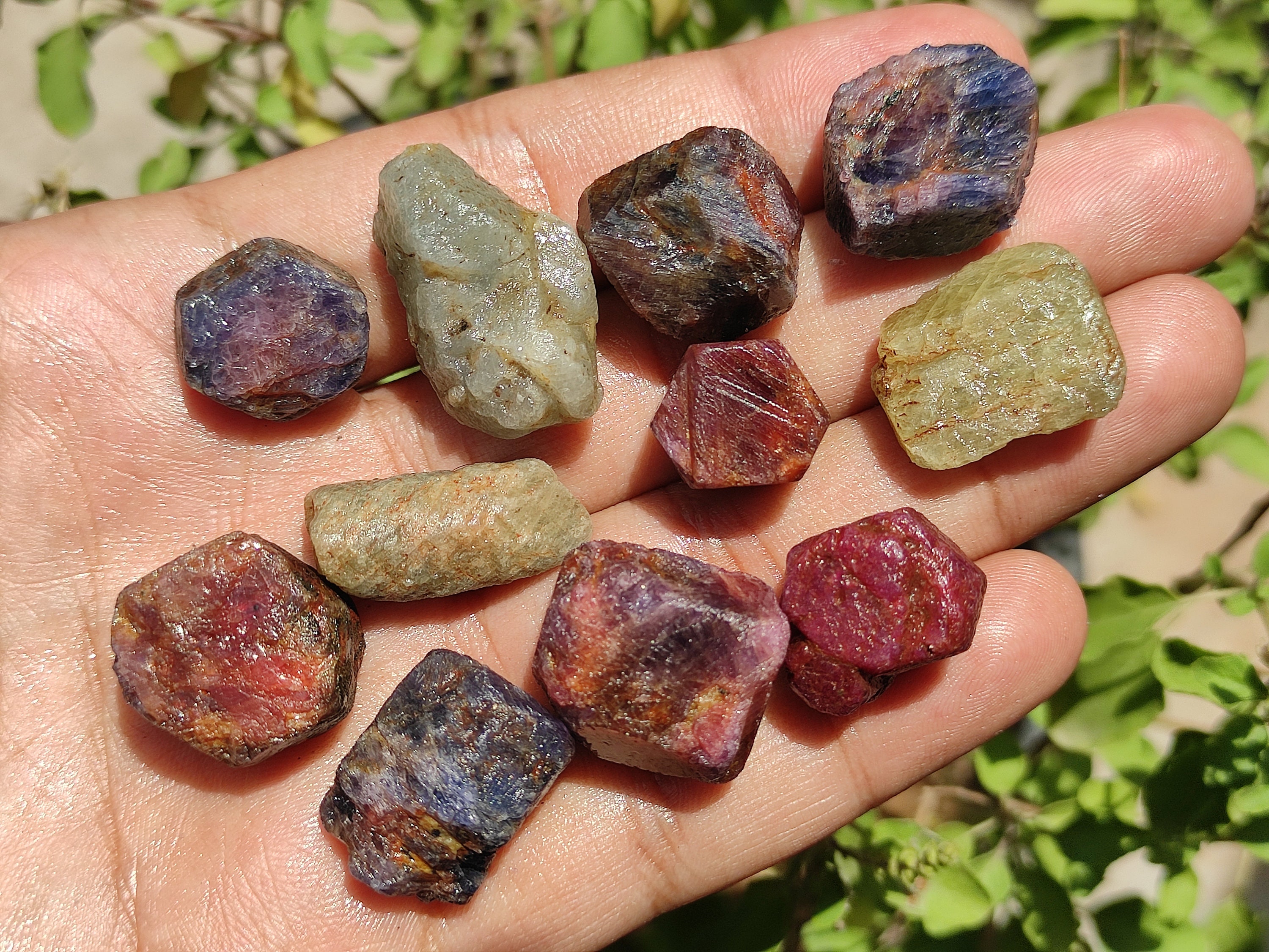 Amazon.com: 100g Natural Real Red Corundum Ruby Natural