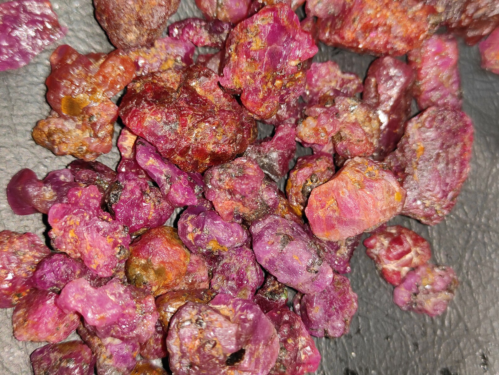 Natural African Ruby Rough Raw Ruby Crystals Loose Stones Untreated ...