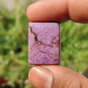 SUGILITE CABOCHON - Sugilite Crystal Stone - Sugilite cabochon - sugilite crystal cabochon - sugilite necklace - sugilite pendant