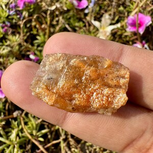 SUNSTONE Raw Crystal - Sparkling shiller sunstone - karur kangayam - healing crystal - wire wrapping - sunstone rough - home decor - charms image 5
