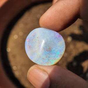 OPAL Cabochon - Natural Australian opal Crystal - Australian opal matrix opal - Australian opal cabochon - healing crystal