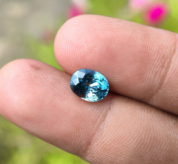 Natural ZIRCON Luxury Zircon Gemstone blue of Luxury Quality Earth