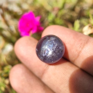 Iolite SUNSTONE Cats eye Cabochon - High Grade Sunstone Cats eye crystal - Sparkling Schiller sunstone cabochon with copper inclusions