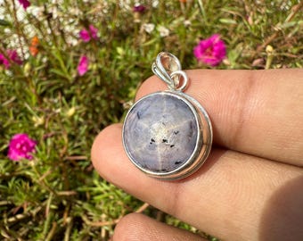 RUBY - Star ruby Pendant - natural star ruby crystal - flashy star ruby - star ruby - corundum crystal family