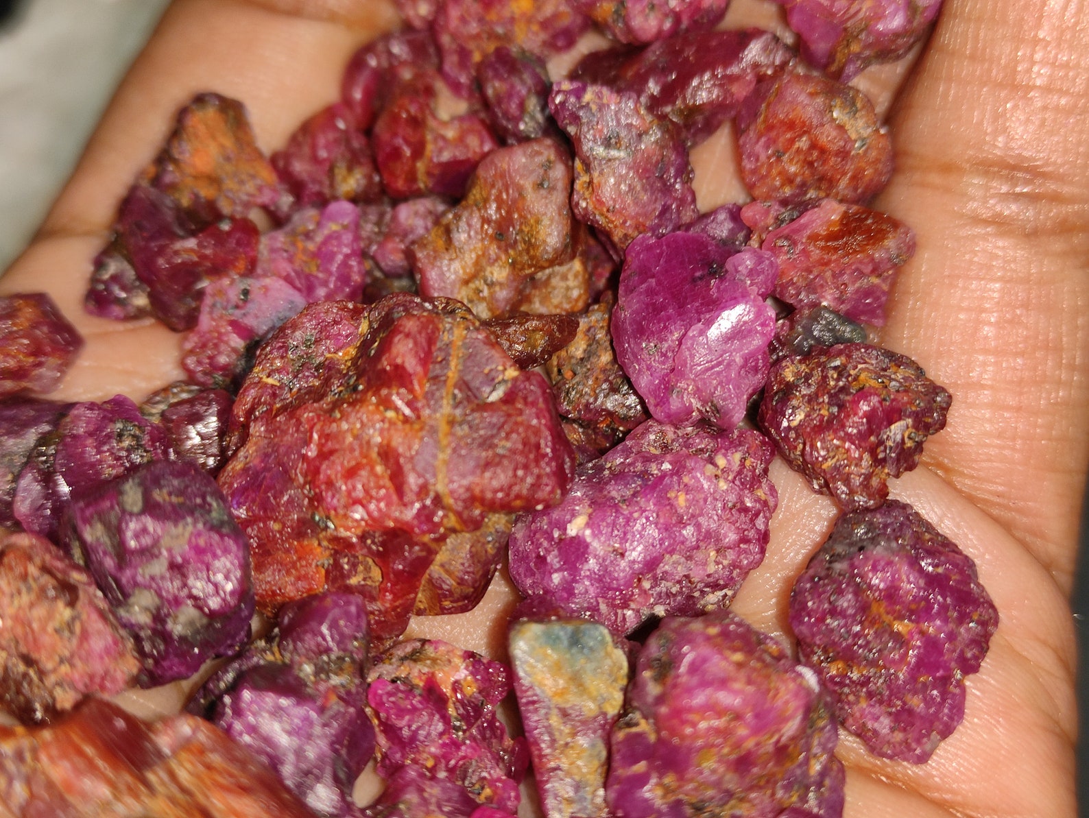 Natural African Ruby Rough raw ruby crystals loose stones | Etsy