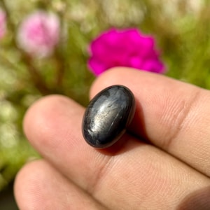 Iolite SUNSTONE Cats eye Cabochon - High Grade Sunstone Cats eye crystal - Sparkling Schiller sunstone cabochon with copper inclusions