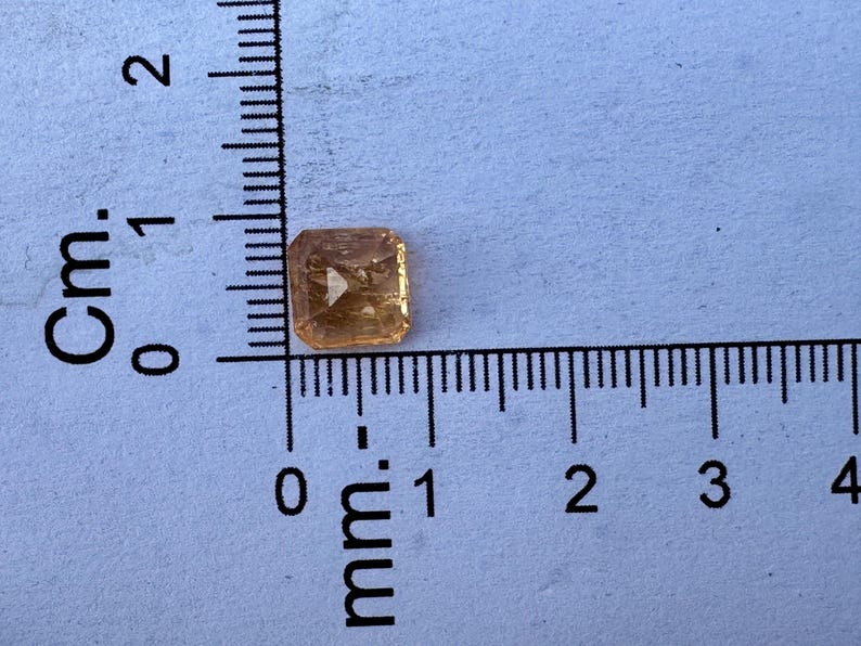 Imperial Topaz Cut - Natural Imperial Topaz Crystal - Golden Topaz - topaz crystal - healing crystal - imperial topaz pendant - ring image 2