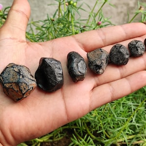 Apache Tears - Volcanic Black Obsidian - Rough Apache Tears- Raw Apache Tears - Healing Crystals & Stones - Raw Obsidian - Rough Obsidian