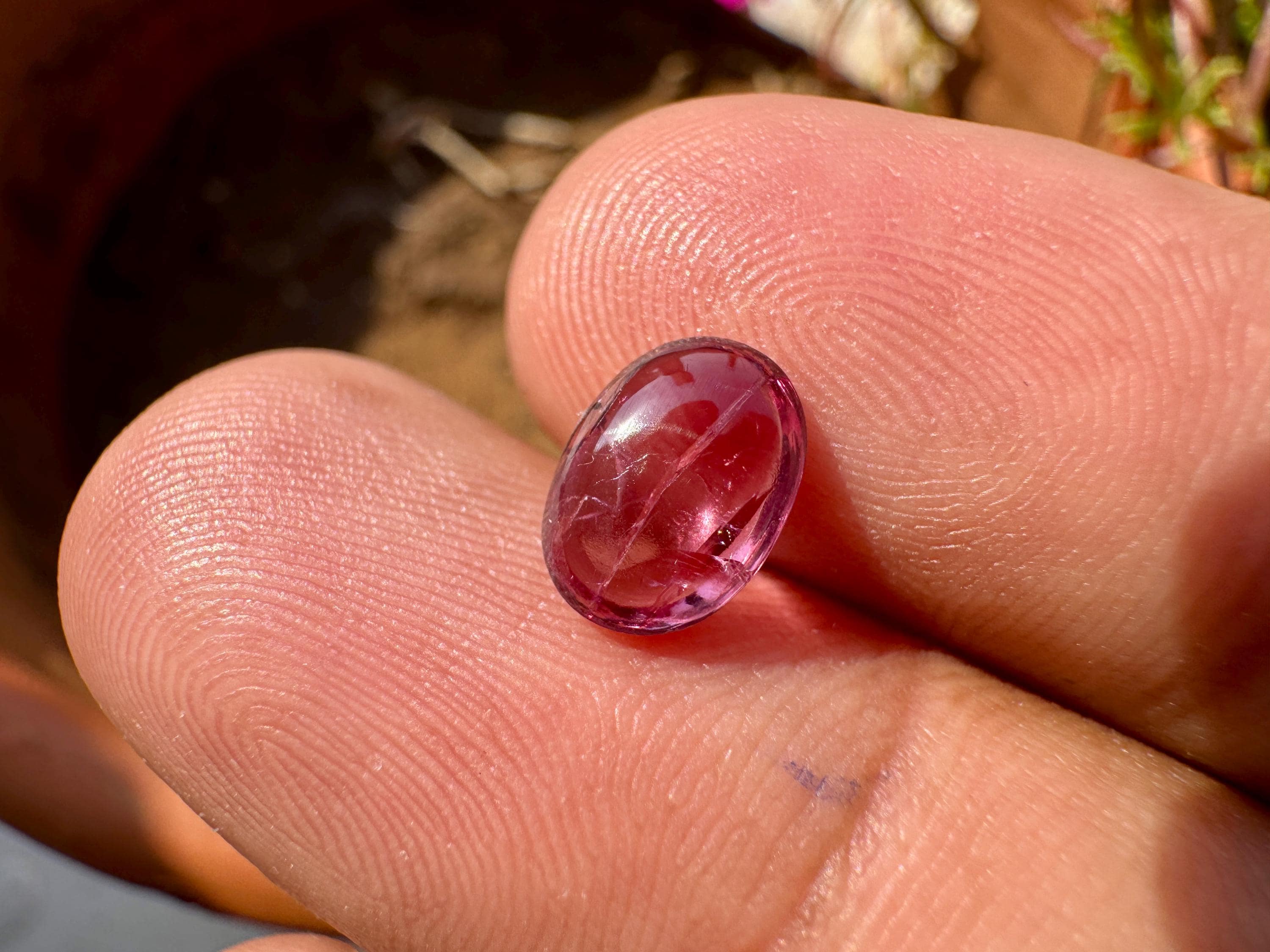 Spinelle Rouge Naturel De Tanzanie 0.55 Ct - Coupe Ovale - VS - Neuf Sans Emballage