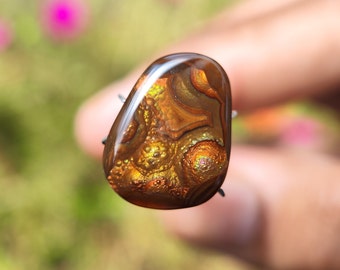 FIRE AGATE - Mexican Fire Agate copper fire rare fire agate loose stone for jewellery making