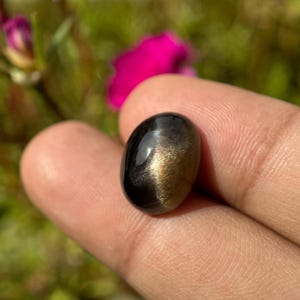 SUNSTONE Cats eye Cabochon - High Grade Sunstone Cats eye crystal - Sparkling Schiller sunstone cabochon with copper inclusions - karur