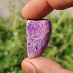 SUGILITE CABOCHON - Sugilite Crystal Stone - Sugilite cabochon - sugilite crystal cabochon - sugilite necklace - sugilite pendant