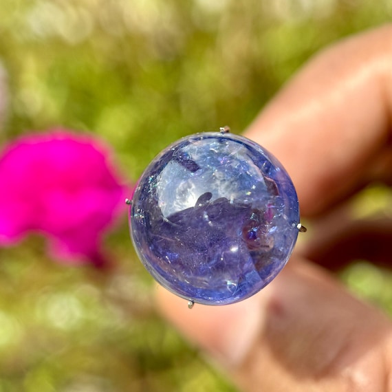TANZANITE Cabochon - Tanzanite Crystal - Tanzania - healing crystals - tanzanite ring - tanzanite pendant - Gemstone