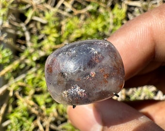IOLITE SUNSTONE Cabochon - Iolite Sunstone crystal - Sparkling Schiller iolite sunstone cabochon - karur kangayam