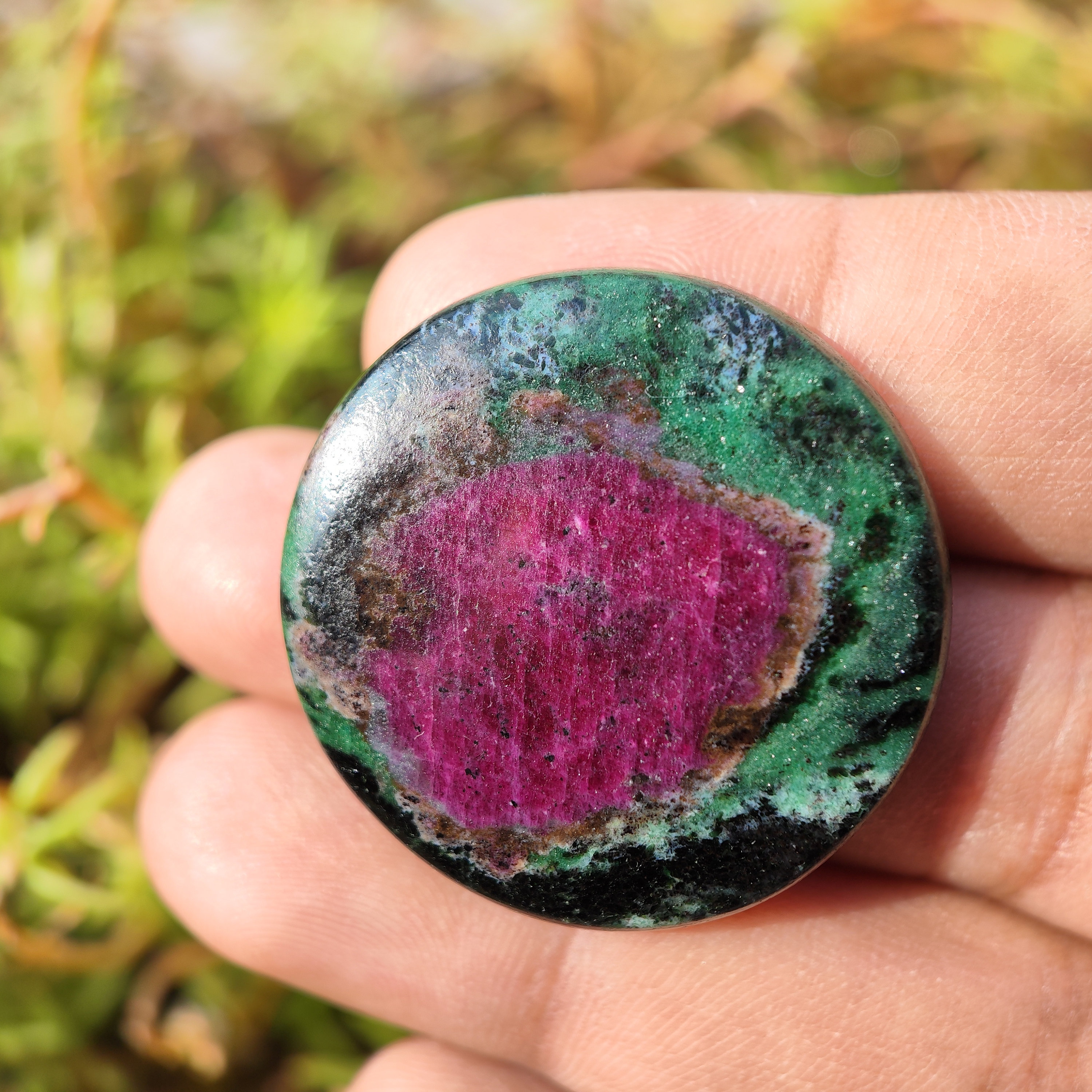 RUBY ZOISITE - Ruby Zoisite Cabochon - Ruby Zoisite Crystal - Ruby 