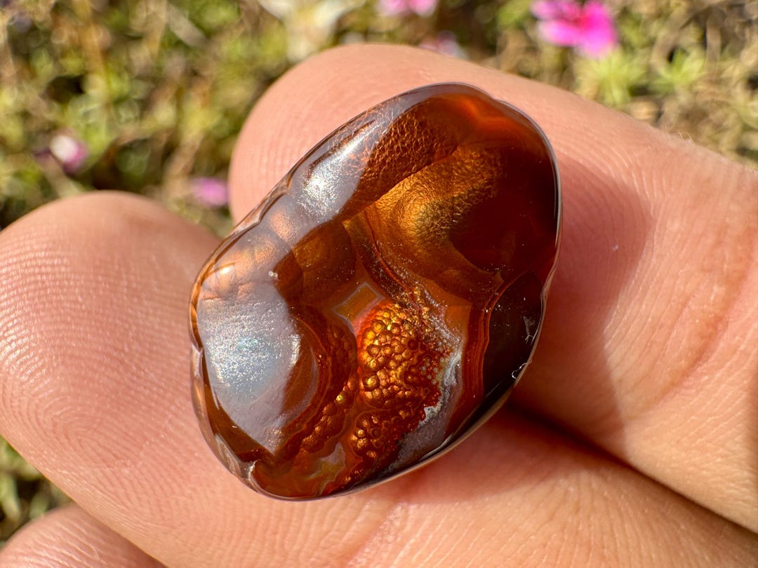 FIRE AGATE - Mexican Fire Agate Copper Fire Rare Fire Agate Loose