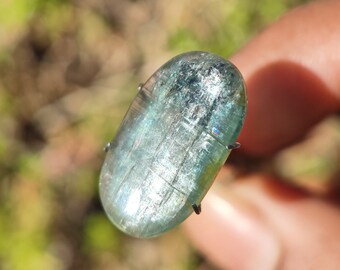 KYANITE Crystal - Green blue Kyanite Cabochon Crystal - Kyanite loose cabochon - healing crystals - kyanite pendant
