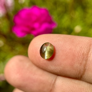 Chrysoberyl cats eye - chrysoberyl Cabochon - cymophane Cabochon - jewellery making supply - chatoyant chrysoberyl