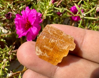 IMPERIAL TOPAZ Raw Crystal - imperial topaz golden orange imperial topaz fecet rough - healing Crystal - house Warming gift