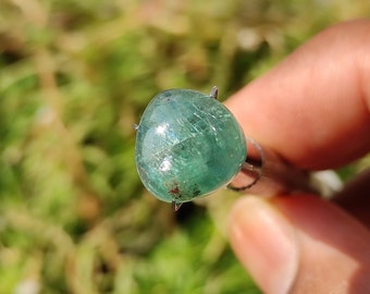 KYANITE Crystal - Green blue Kyanite Cabochon Crystal - Kyanite loose cabochon - healing crystals - kyanite pendant
