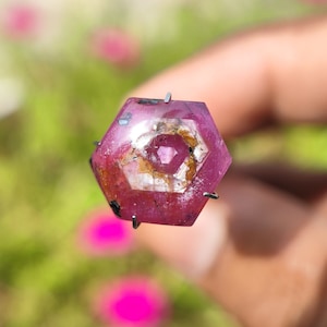 RUBY - Star ruby cabochon - natural star ruby crystal - jewellery making supply - star ruby - corundum crystal family