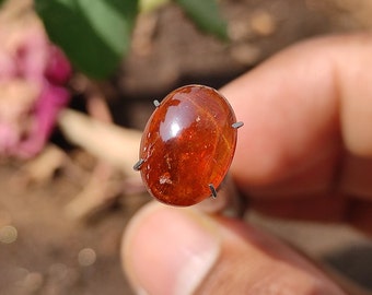 Orange KYANITE Crystal - Rare Orange Kyanite Cabochon Crystal - Kyanite loose cabochon - healing crystals - kyanite pendant, Orange kyanite
