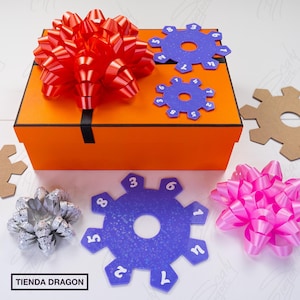 3D Gift Bow Template, 3 Sizes & 2 Designs, Gift Decoration, Bow Mold, Bow Template.