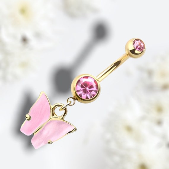 Belly button 2024 piercing etsy