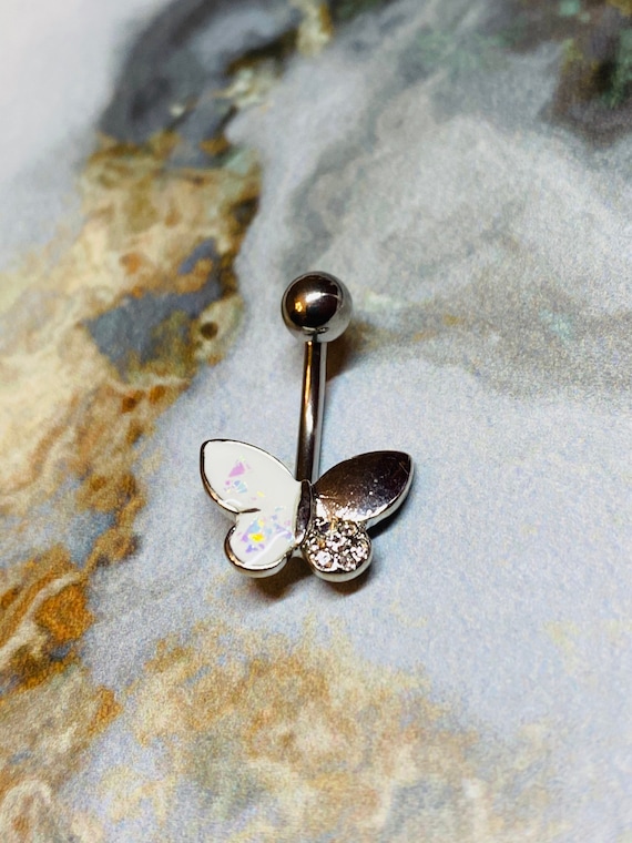 Opal navel ring deals