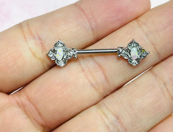 Nipple engagement ring deals