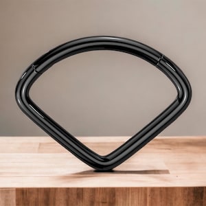 Titanium Plain Septum Ring, Simple Style Wide V Shape Black Septum Clicker Nose Piercing Jewelry Ring