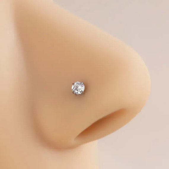 Clear corkscrew deals nose ring
