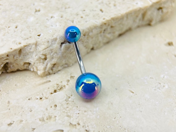 Plain belly shop button rings